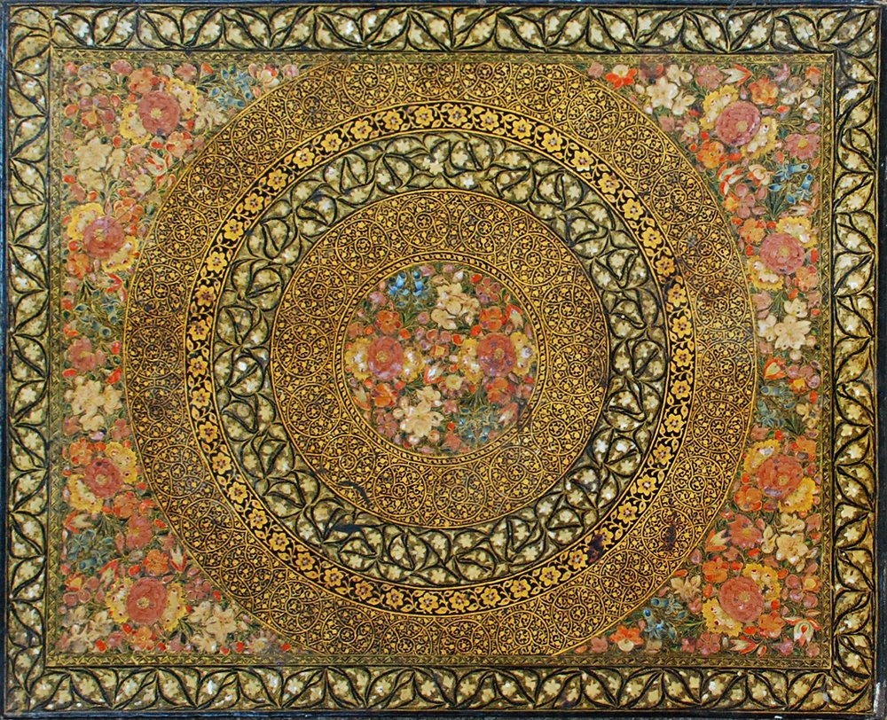 Kashmir Papier Mache Quran Book Cover c.19th century. (1 of 4)