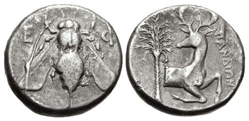Ancient IONIA, Ephesos. Circa 390-325 BC. Tetradrachm (1 of 1)