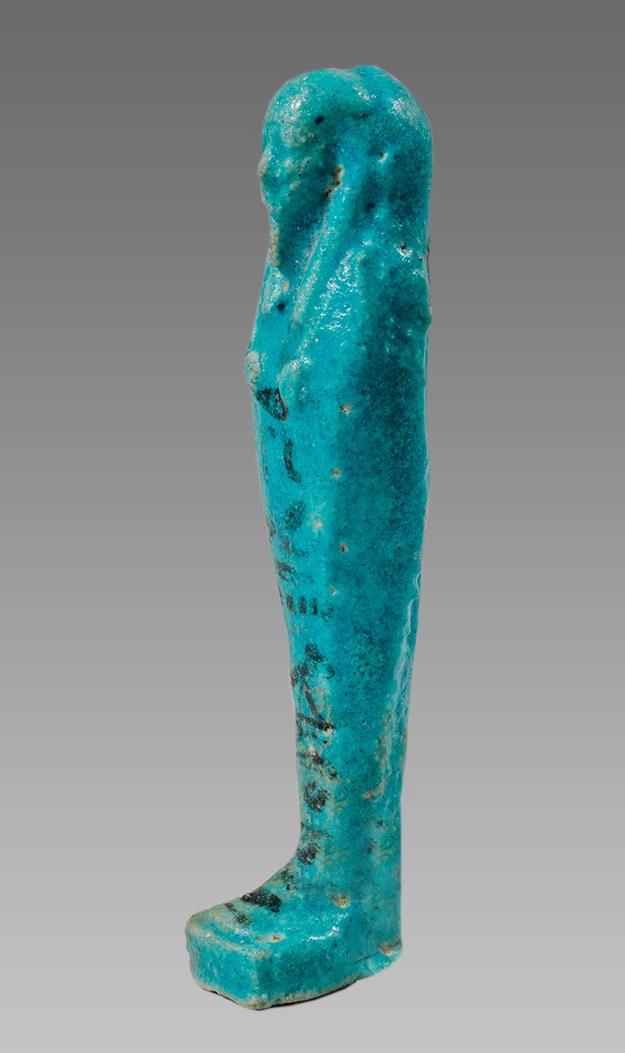 Ancient EGYPTIAN BLUE FAIENCE USHABTI Ex Christies. (1 of 3)