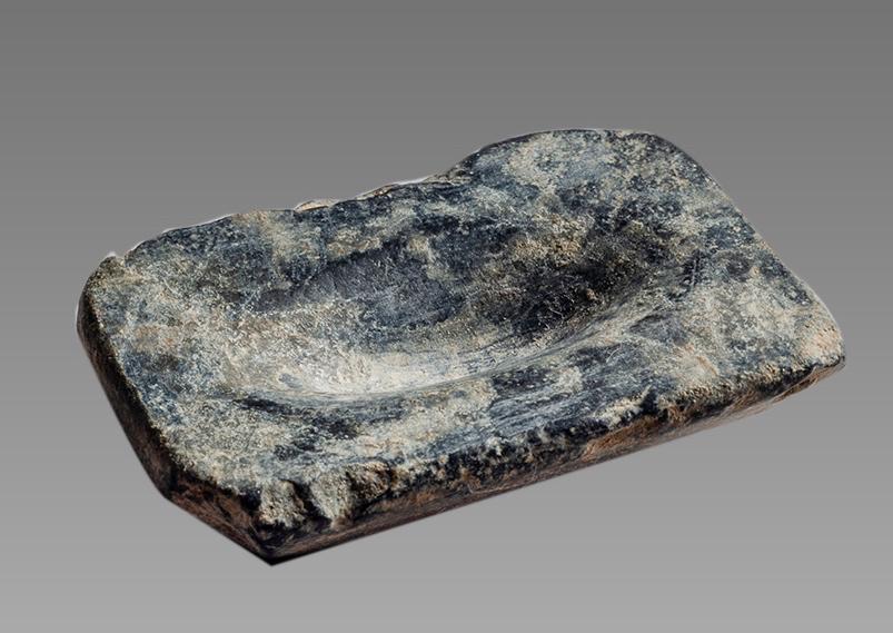 Ancient Celtic Slate Cosmetic grinding Mortar c.IV cent (1 of 2)