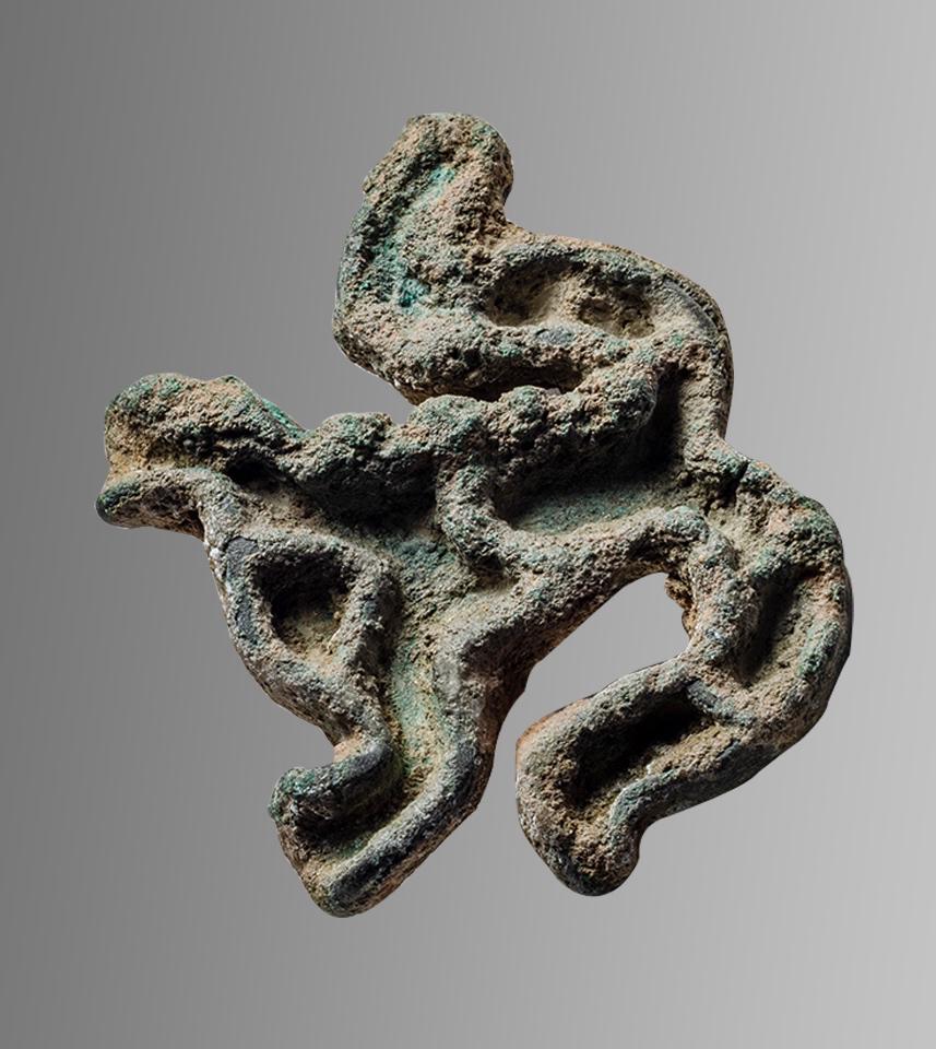 Ancient Baktrian Bronze Stamp Seal c.350 BC. (1 of 1)