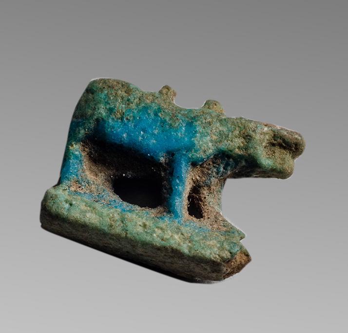 Ancient Egyptian Faience Hippopotamus Amulet c.663-525 (1 of 1)