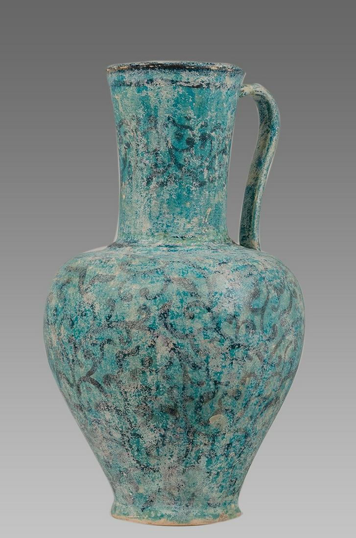 Islamic Persian Ceramic Ewer c.14th century AD. (1 of 2)