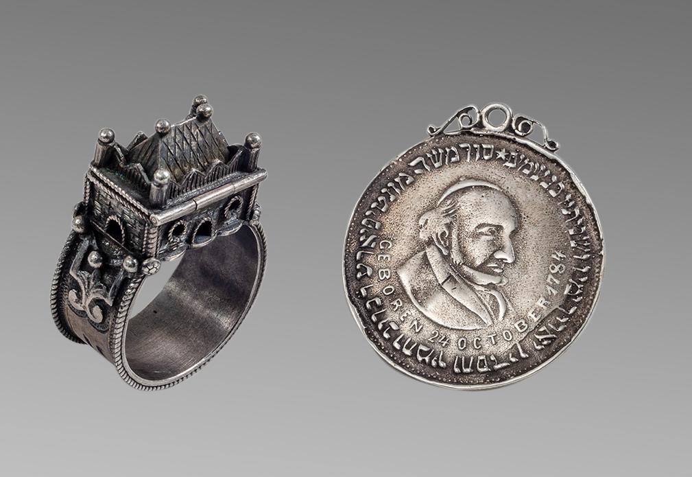 Antique Judaean Silver ring and Coin with Hebrew. (1 of 5)