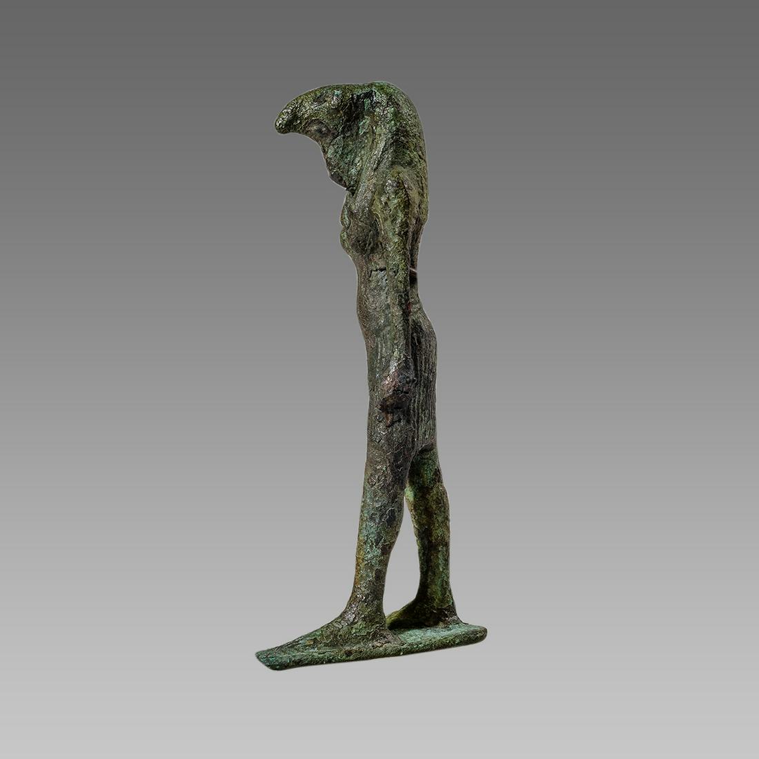 Ancient EGYPTIAN BRONZE THOTH LATE PERIOD, 25TH-26TH (1 of 4)