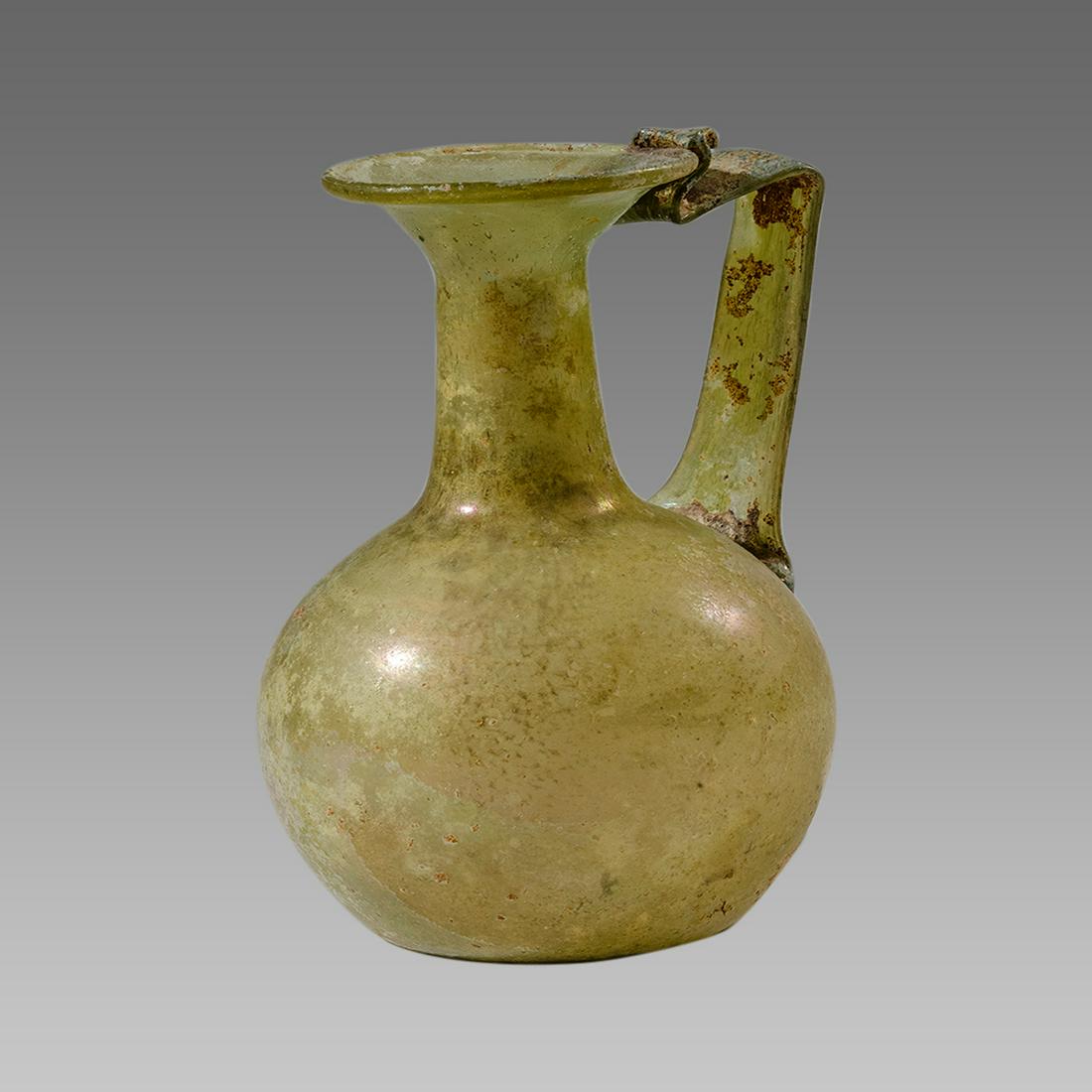 Ancient Roman Glass Jug c.2nd-4th century AD. (1 of 2)