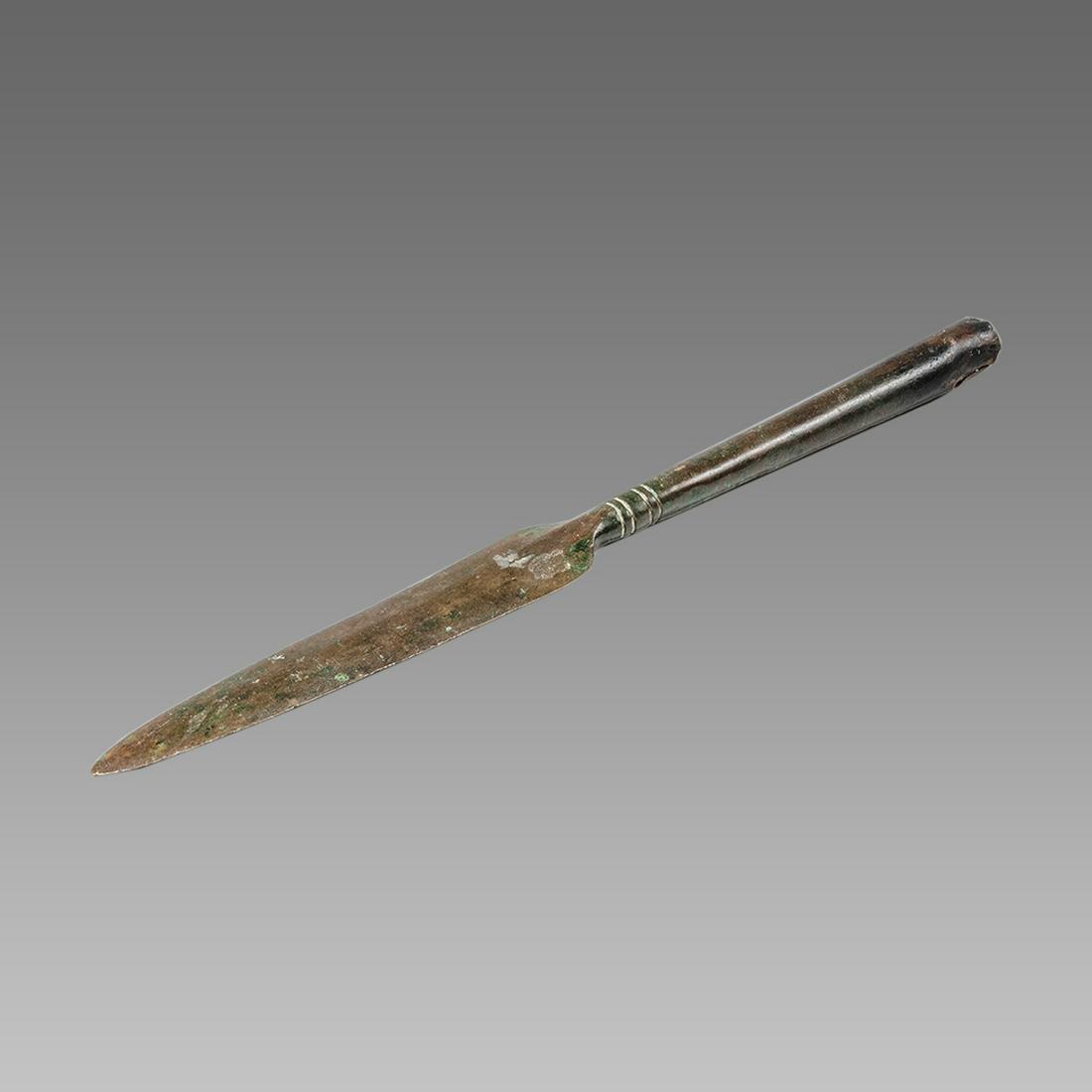 Ancient Luristan Bronze Spear c.1st millennium BC. (1 of 2)