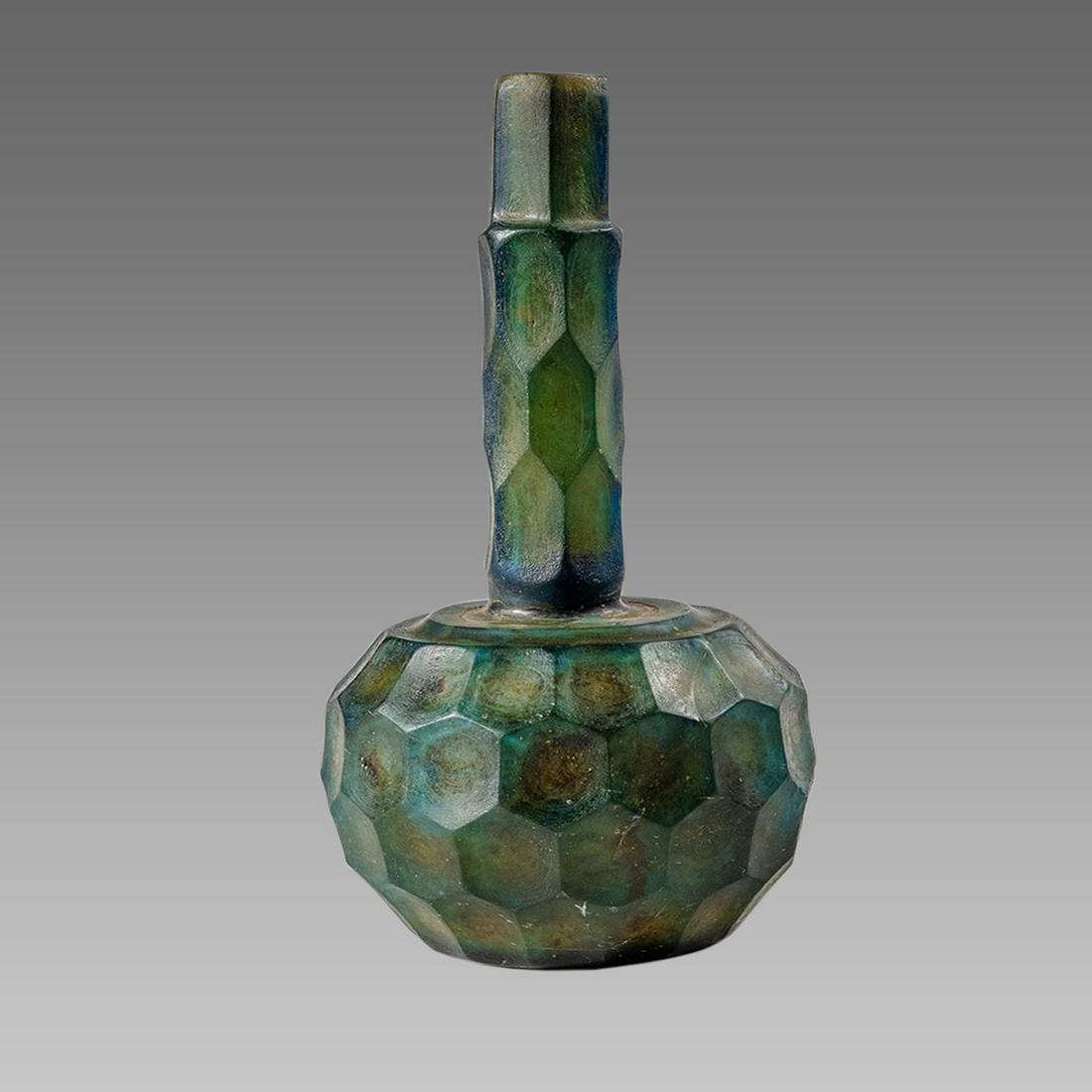 Ancient Sasanian Cut Glass Bottle c.5th century AD. (1 of 6)