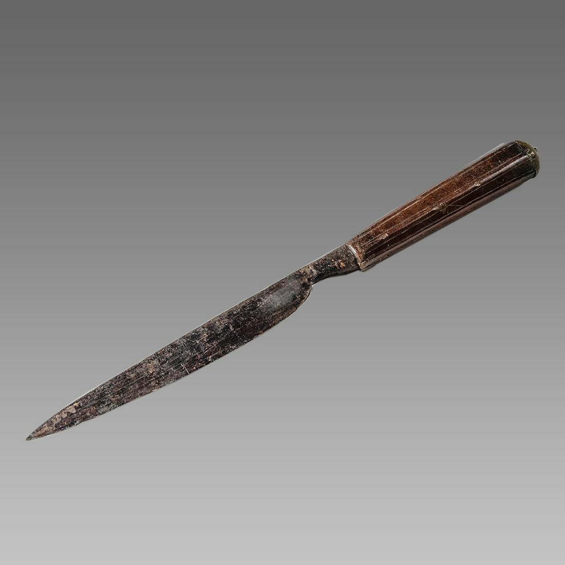 England, Table Knife with wooden handle c.17th centry (1 of 1)
