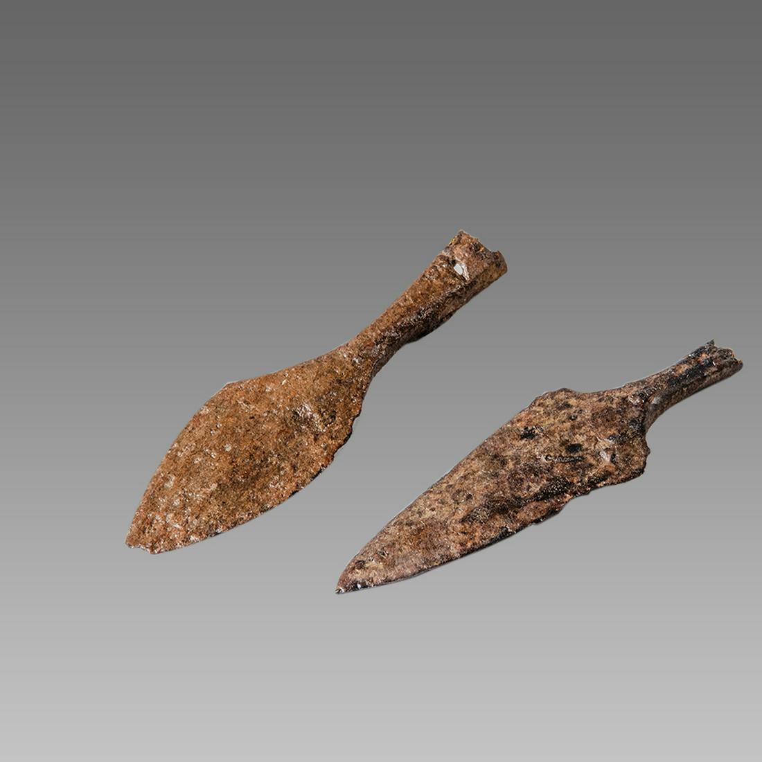 Germany, Lot of 2 Iron Arrowheads c.10th-12th century (1 of 1)