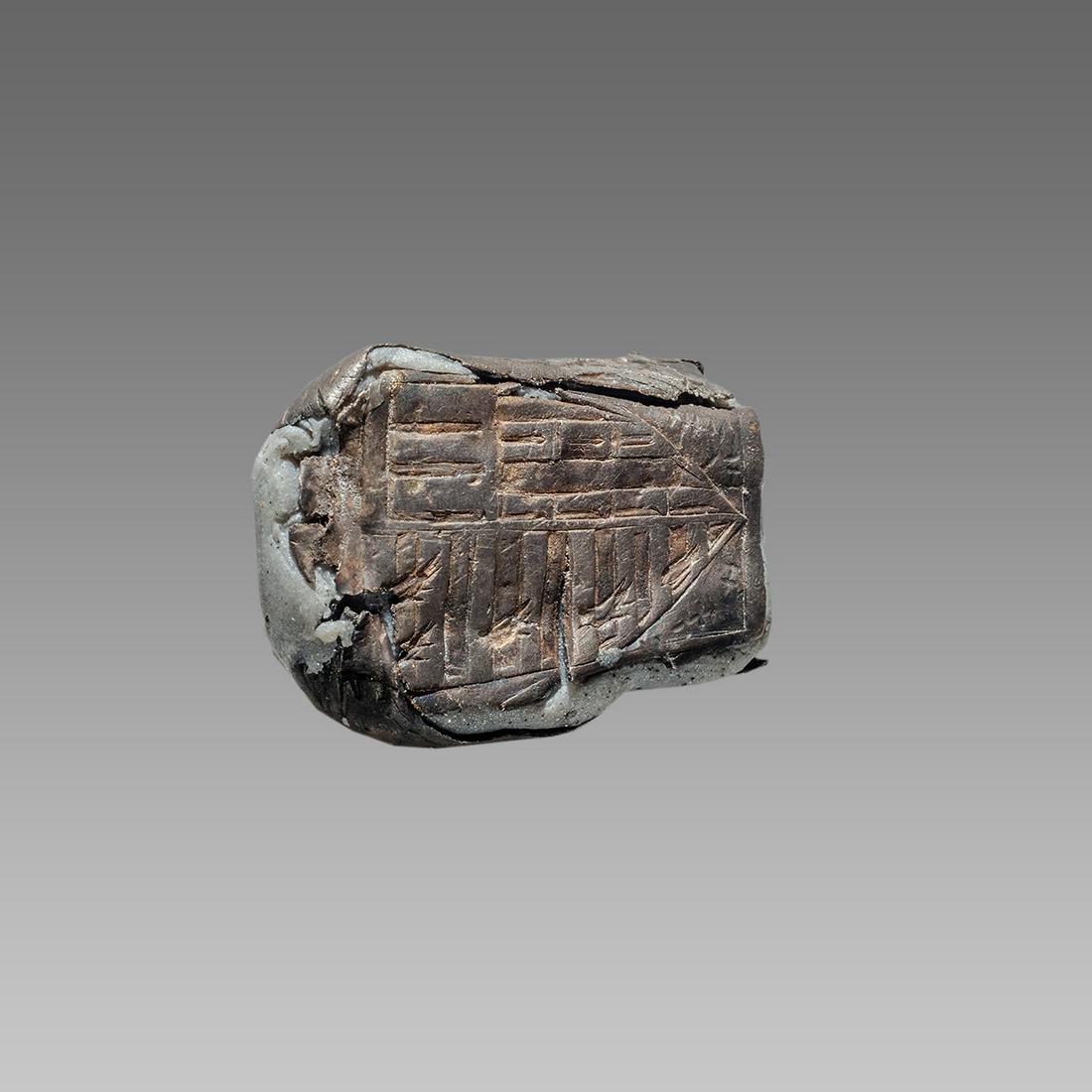 England, Silver Armorial Knife end c.15th-17th cent AD. (1 of 2)