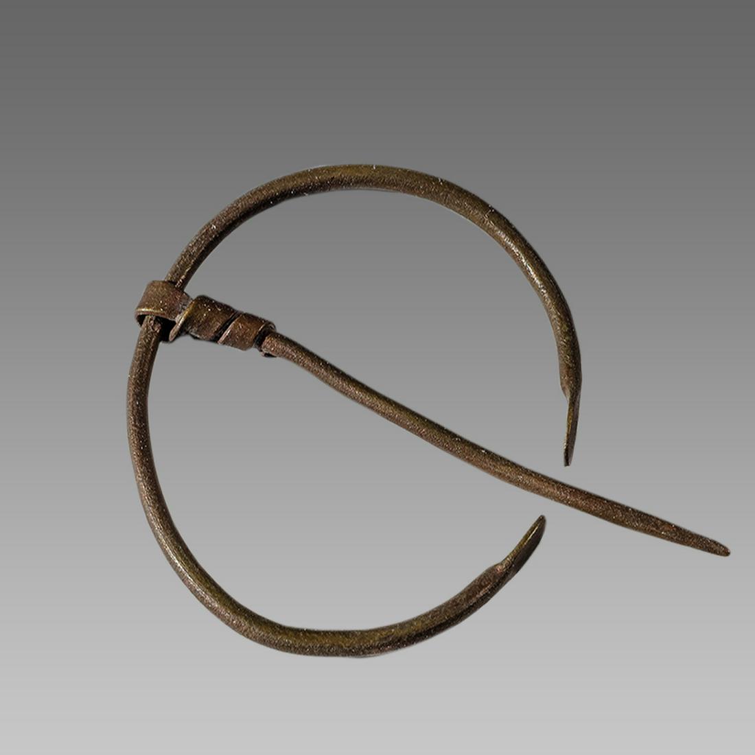 English Bronze Ring Brooch c.13th-16th century AD. (1 of 1)