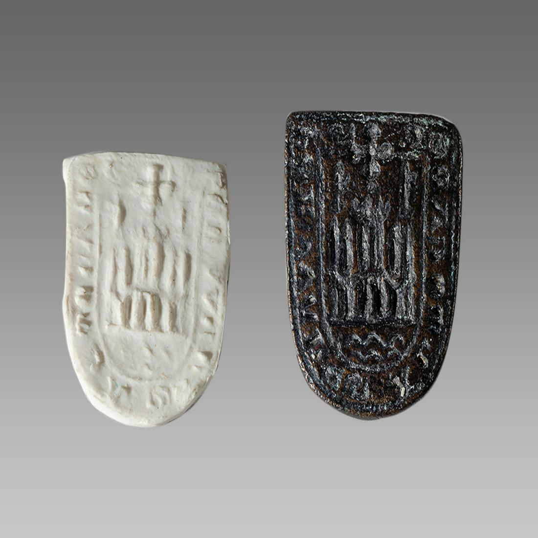 Spain, Bronze Seal Matrix c.13th-14th century AD. (1 of 1)