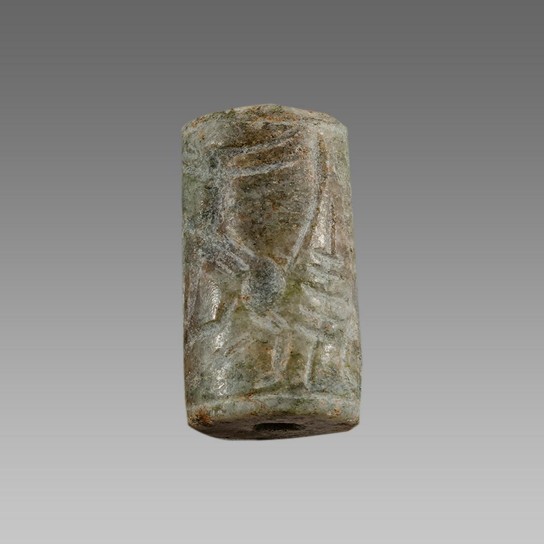 Near Eastern Style Cylinder Seal with figures and (1 of 1)