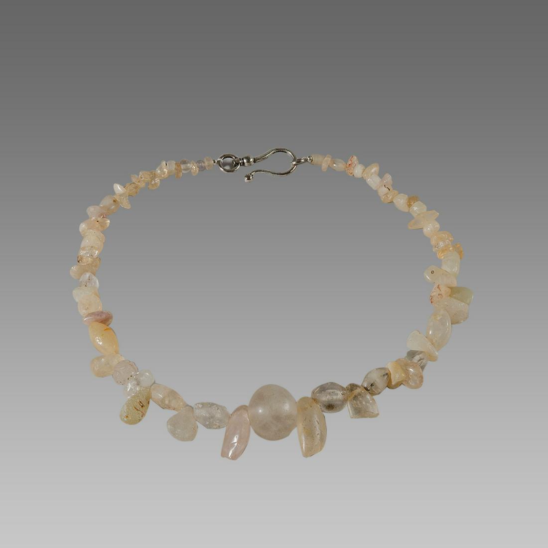 Roman Style Rock Crystal Beads Necklace. (1 of 1)