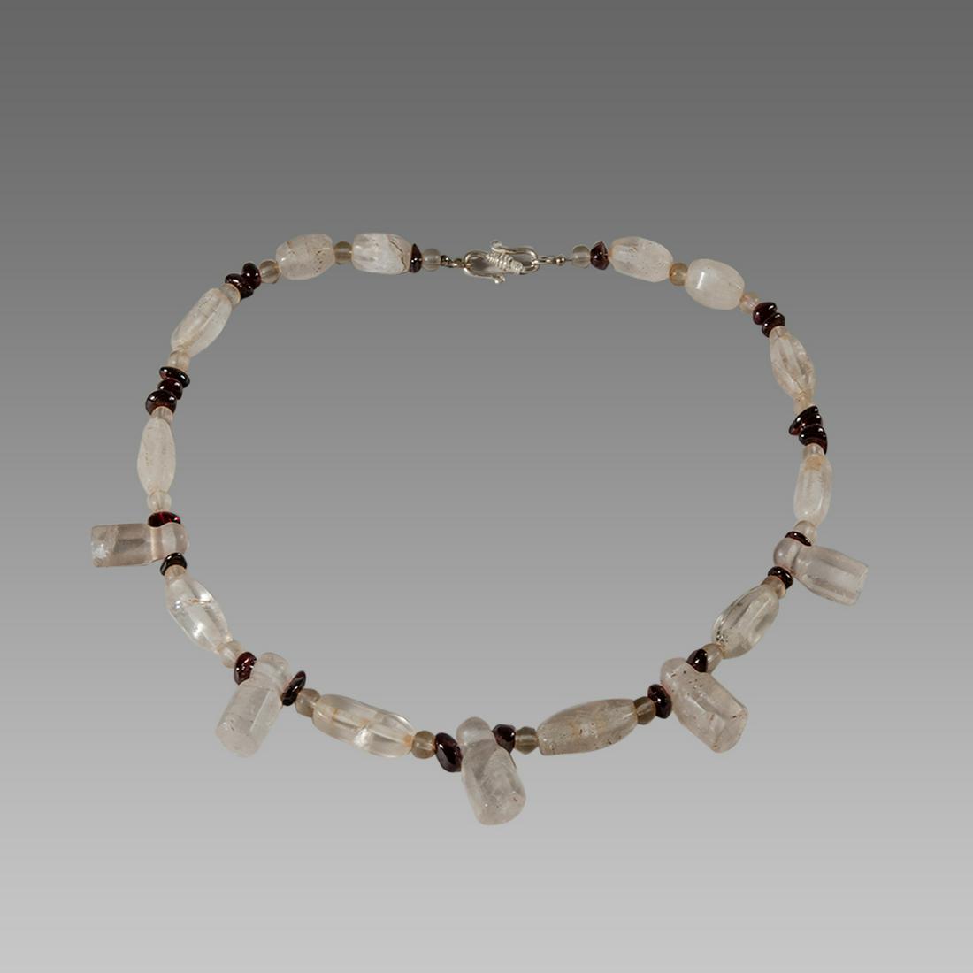 Roman Style Rock Crystal Beads Necklace. (1 of 1)