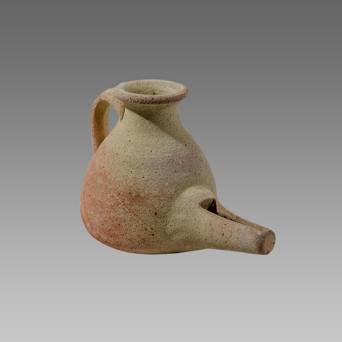 Ancient Holy Land Islamic Terracotta Oil Lamp (1 of 2)