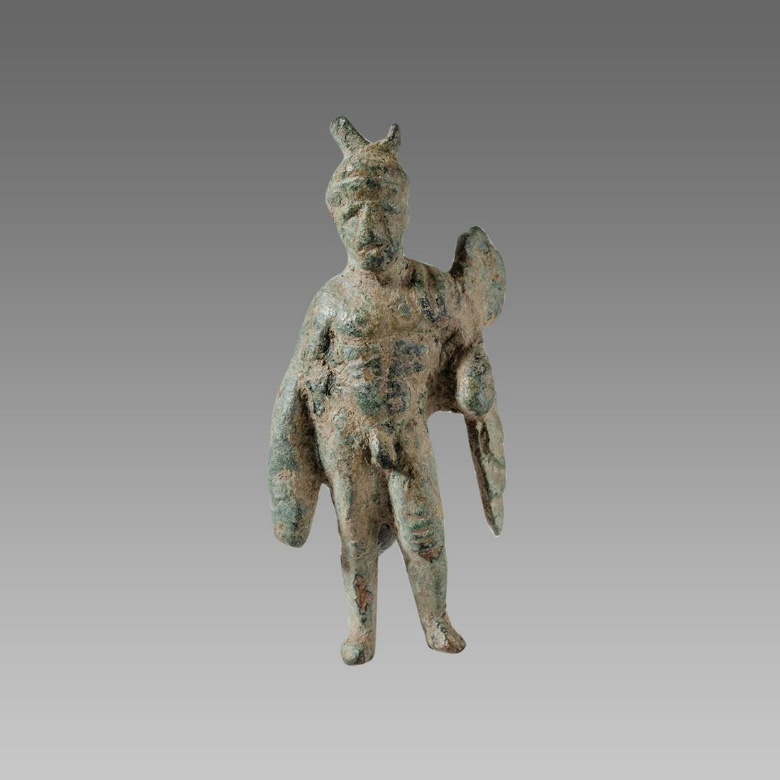 Ancient Roman Bronze Figure of Mercury c.1st-2nd (1 of 3)