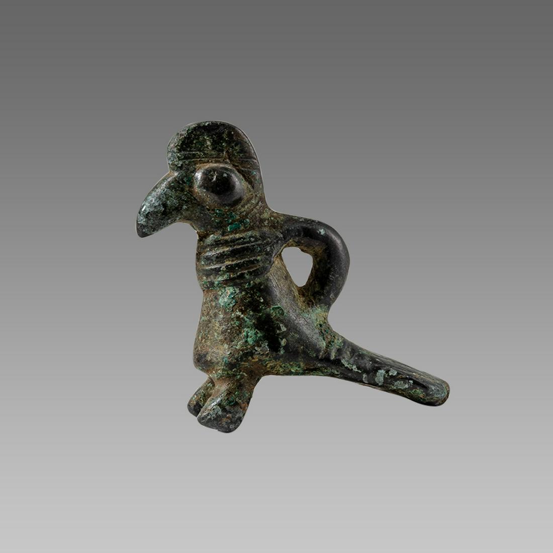 Ancient Islamic Seljuk Bronze Bird c.9th century AD. (1 of 2)