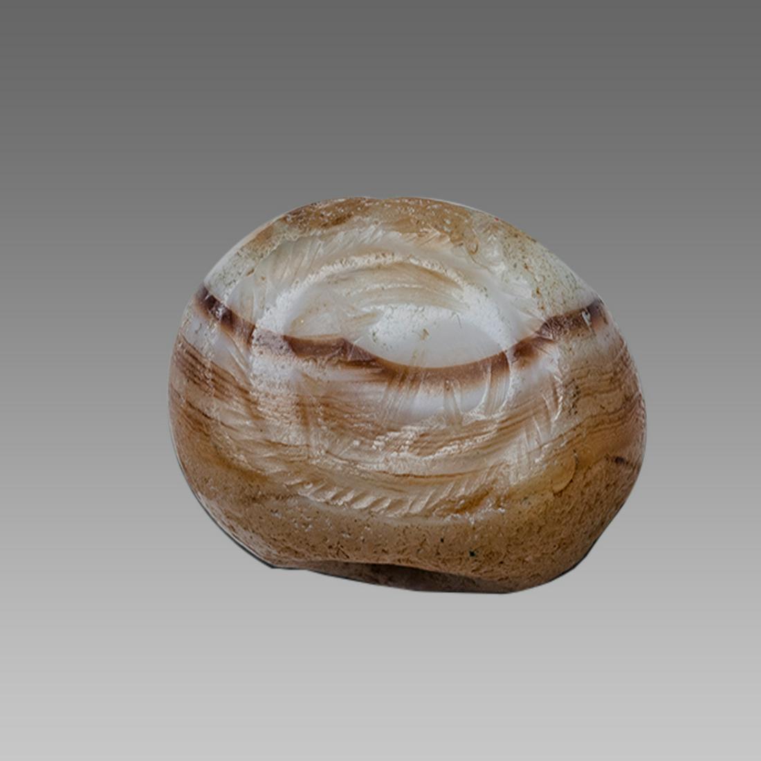 Ancient Sasanian Agate Seal with Deer c.5th century AD. (1 of 2)