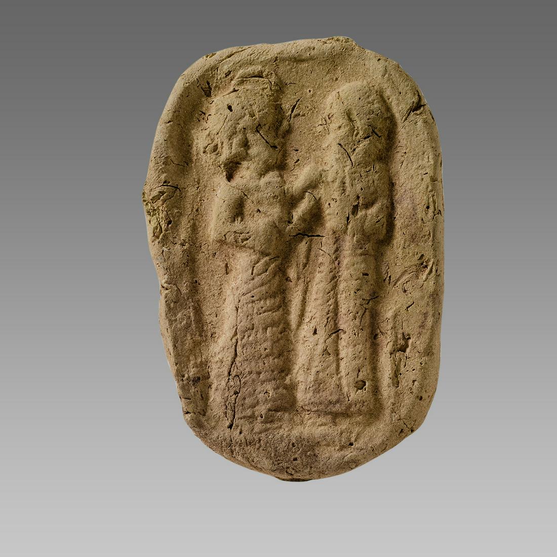 Ancient Mesopotamian Terracotta Plaque c.1900 BC. (1 of 1)