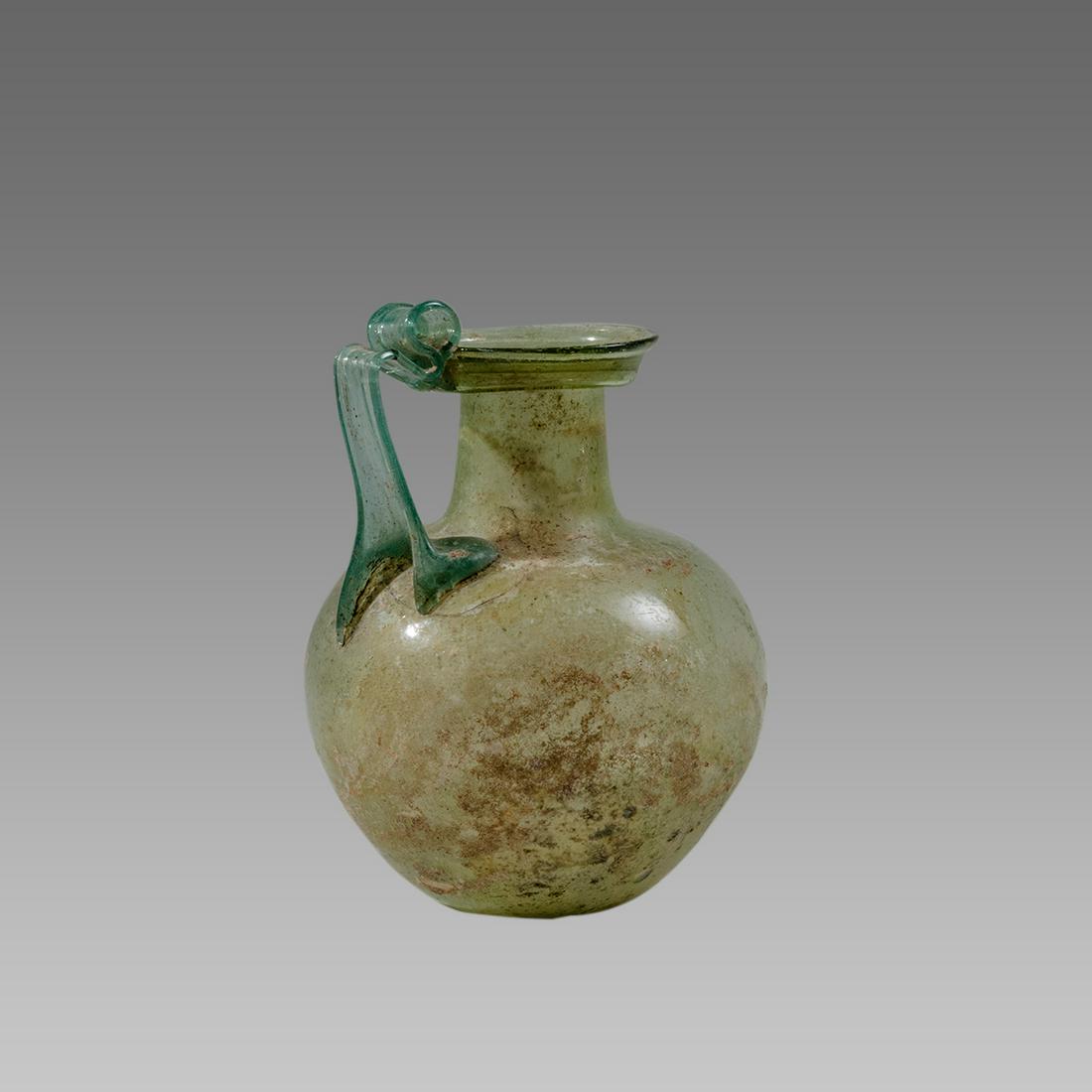 Ancient Roman Glass Jug c.1st century AD. (1 of 7)
