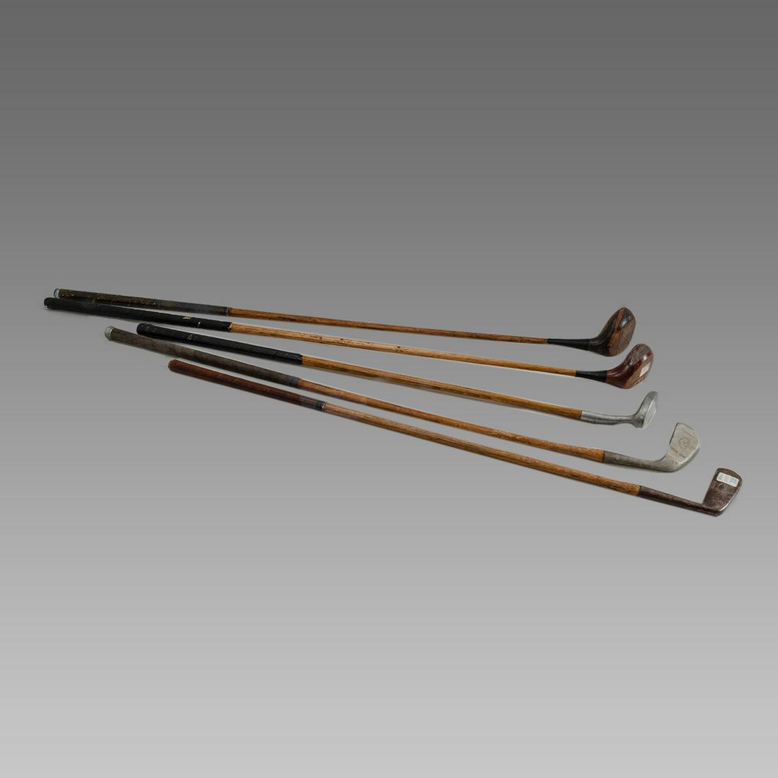 Lot of 5 Vintage, Golf Club. Size 36 - 44 inches: Lot of 5 Vintage, Golf Club. Size 36 - 44 inches length. set of five. Ex Dr Joseph Touma.