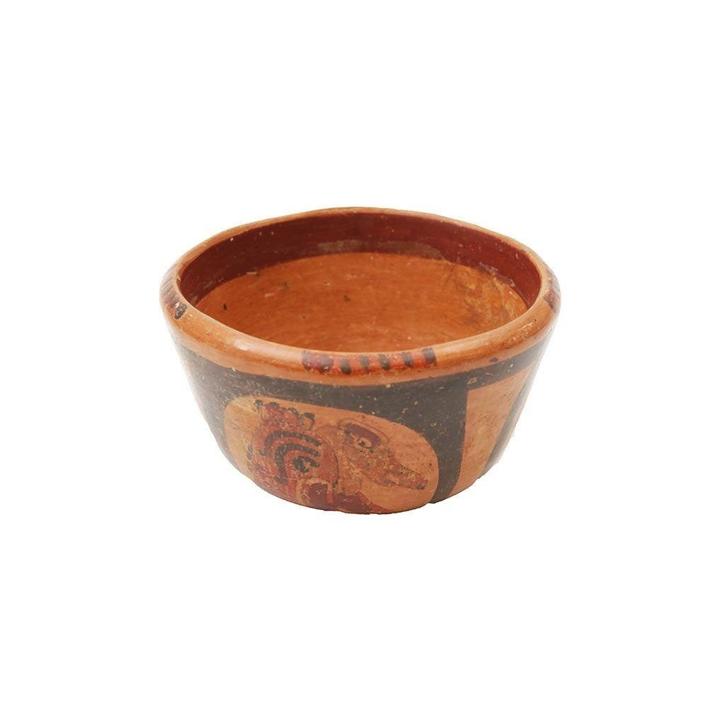Ancient Pre Columbian Mayan El Salvador Polychrome bowl (1 of 2)