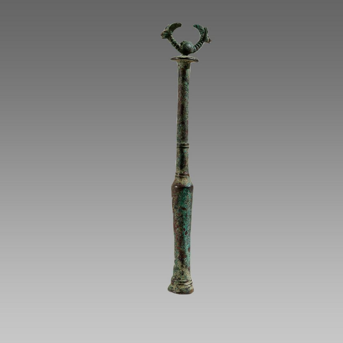 Ancient Luristan Bronze Finial c.1000 BC. (1 of 2)