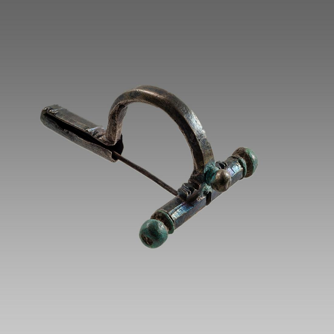 Ancient Roman Silver Fibula c.2nd-4th century AD. (1 of 2)