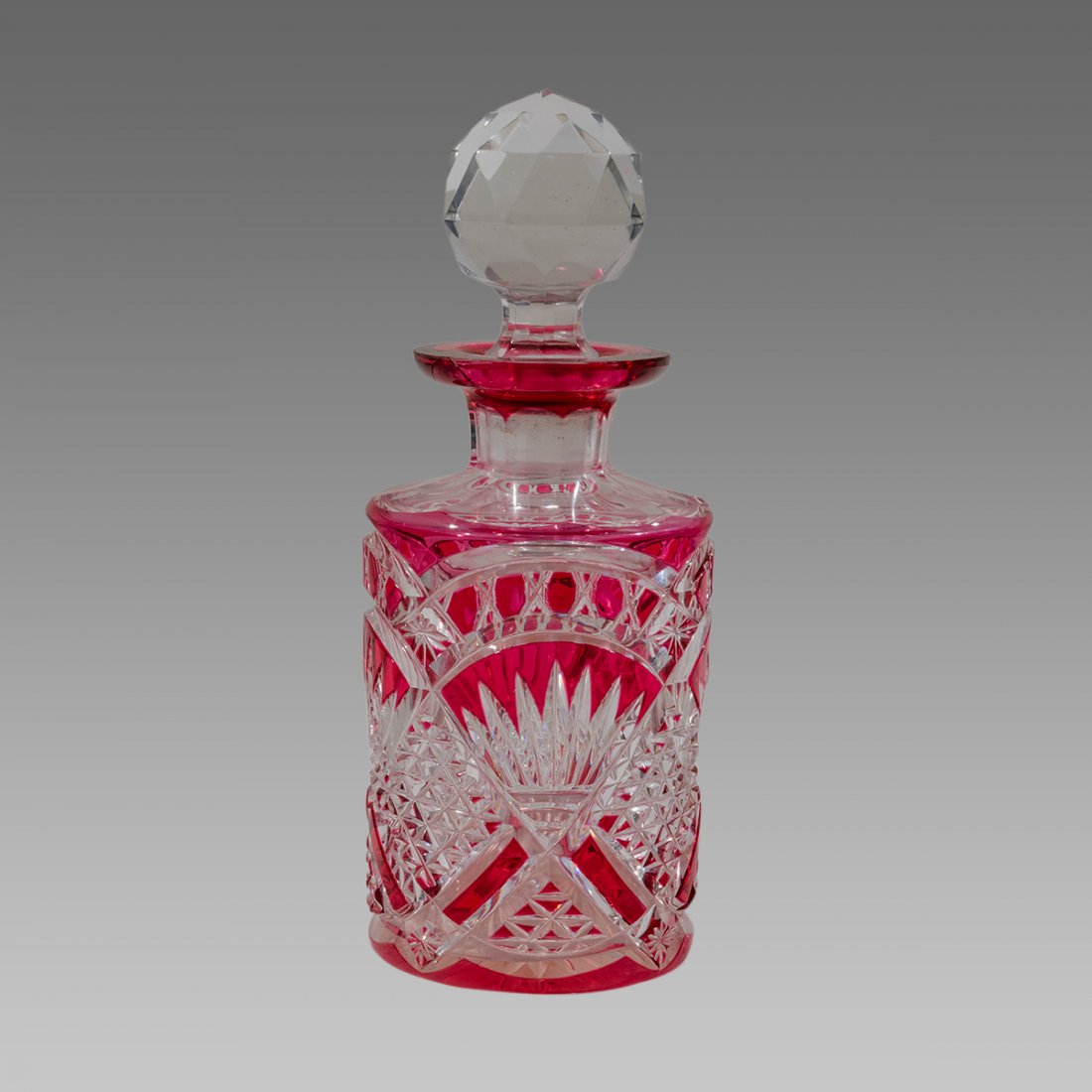 Bohemian Glass Decanter. (1 of 2)