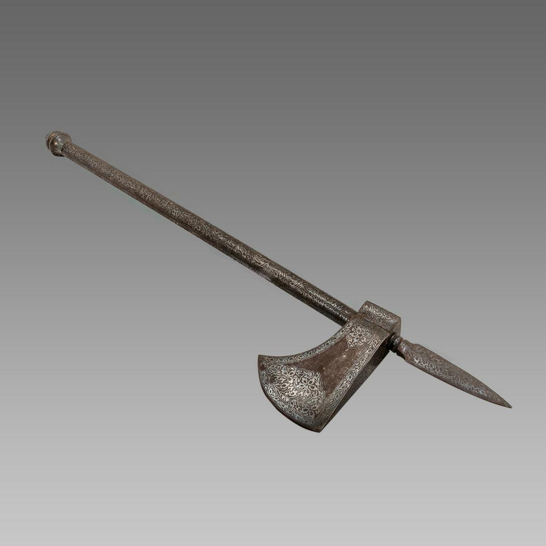 Antique Persian Steel Axe. (1 of 2)