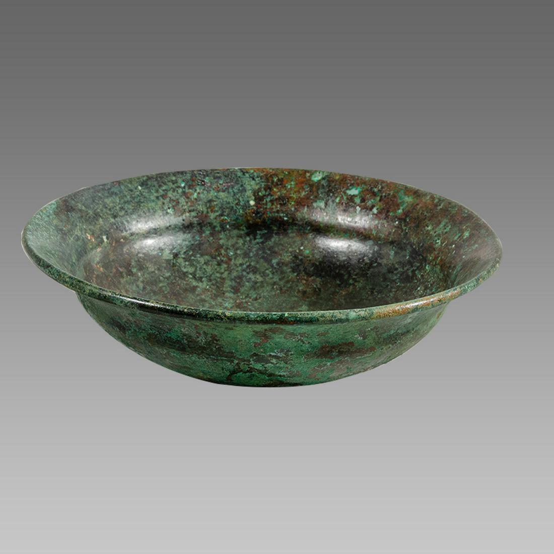 Ancient Luristan Bronze Phiale Bowl c.1000 BC. (1 of 2)