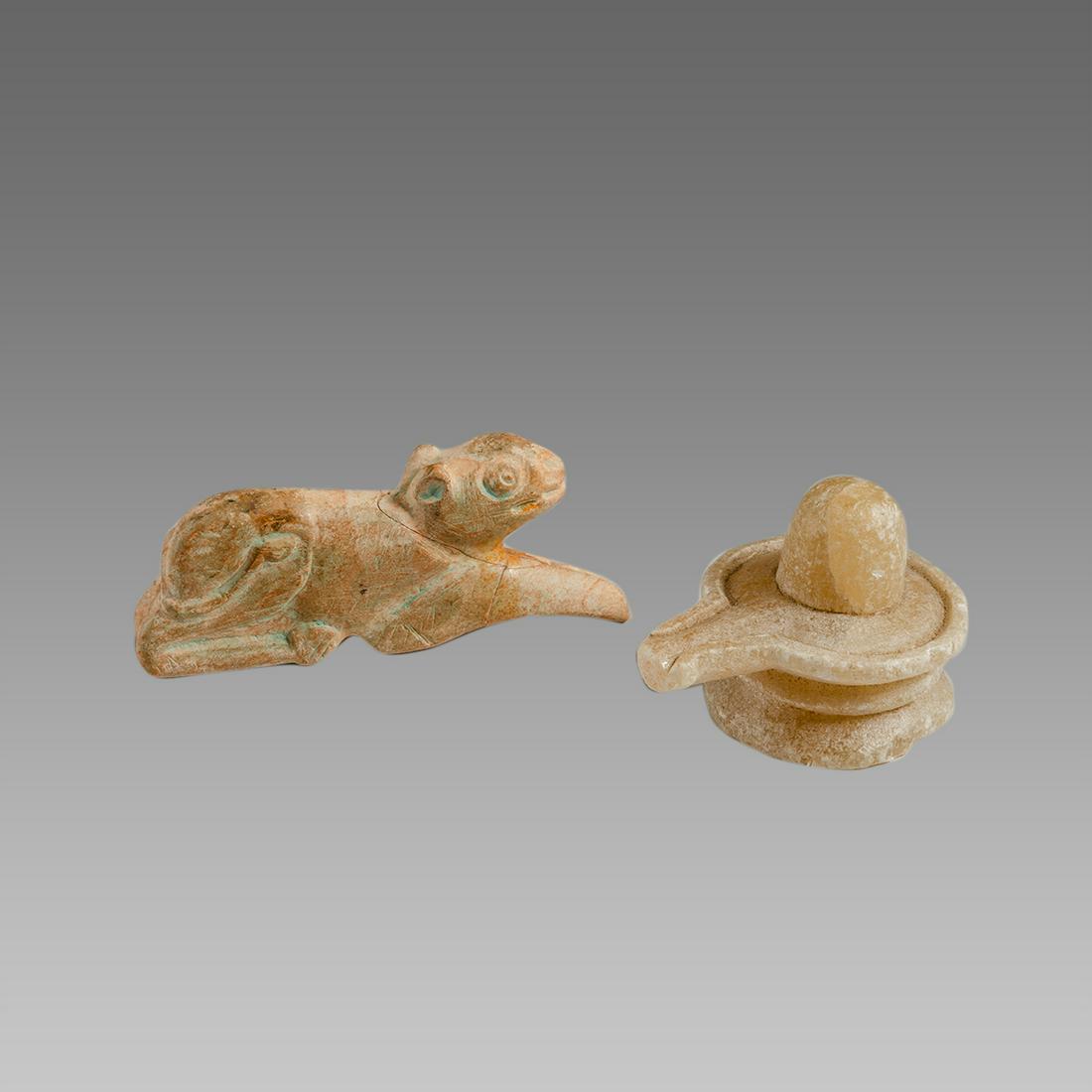 Ancient Coptic Alabaster, Stone Animal c.5th century (1 of 2)