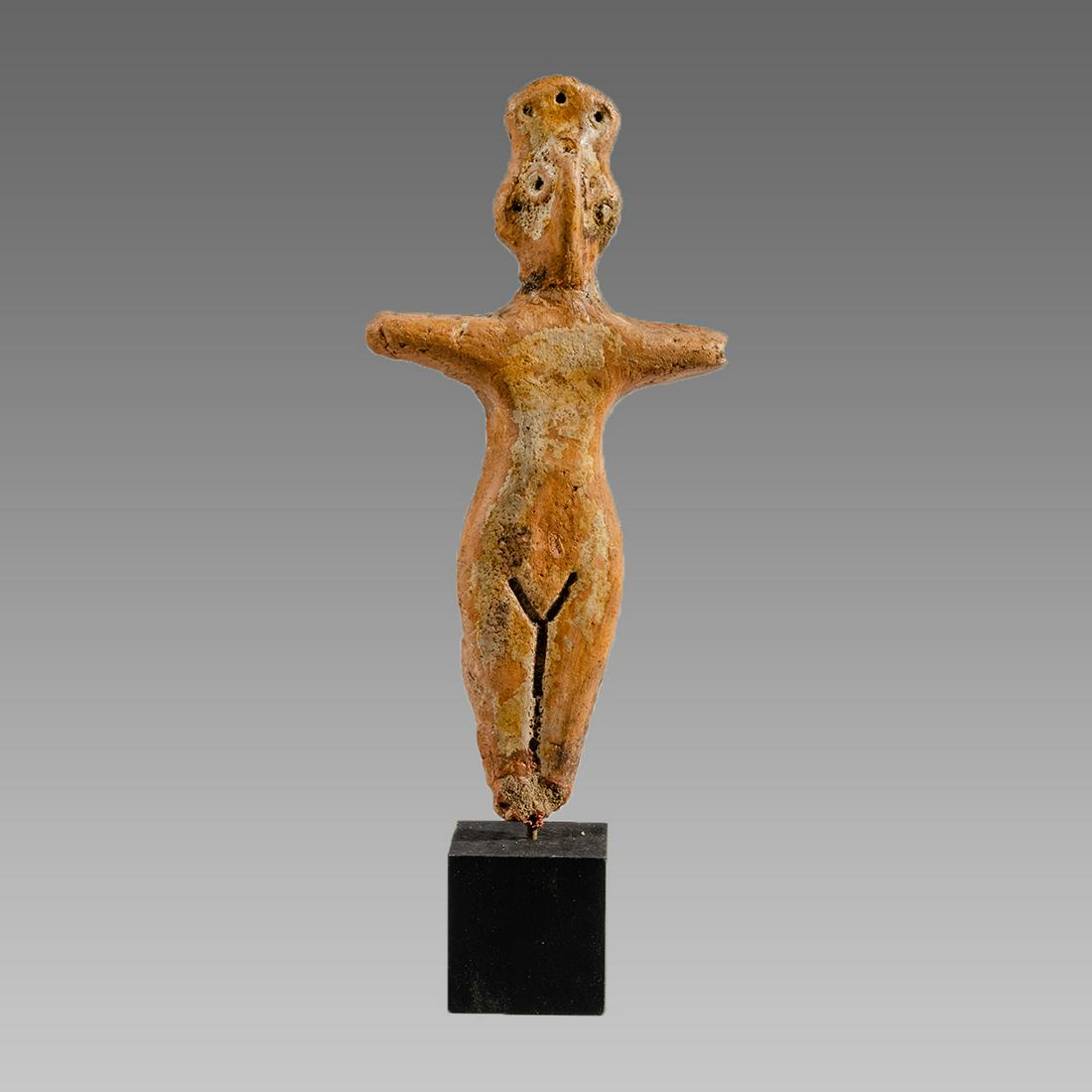 Ancient Terracotta Female Idol c.2000 BC. (1 of 3)