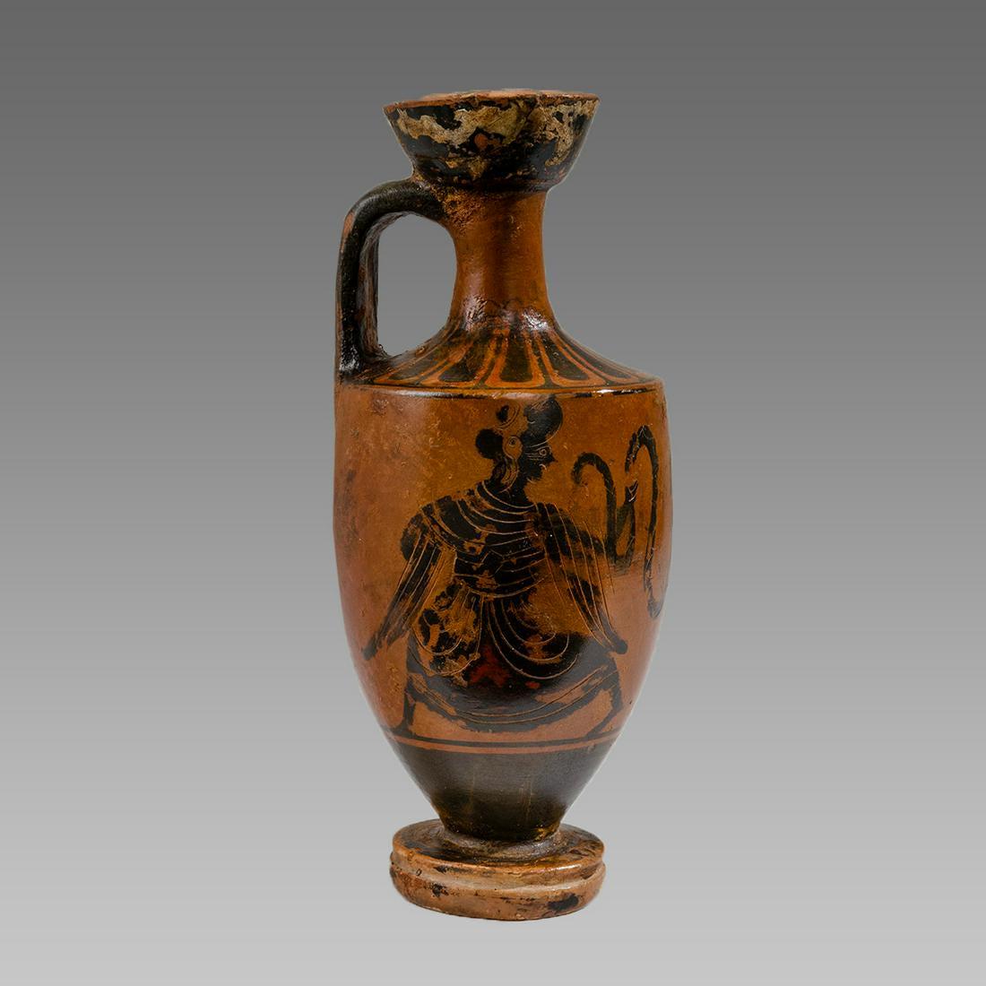 Ancient Greek Attic Lekythos c.5th century BC. (1 of 4)
