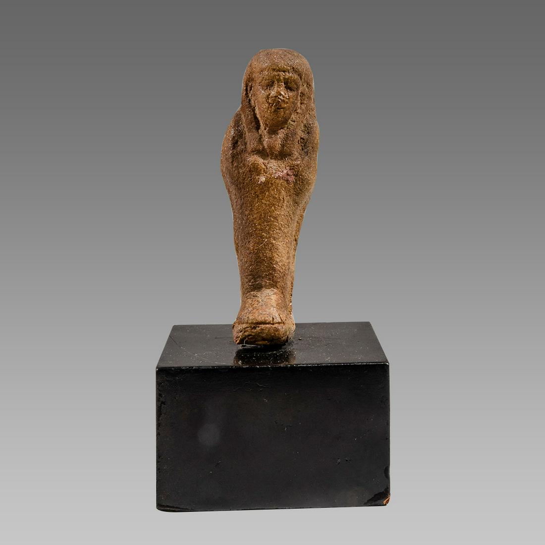 Ancient Egyptian Green Faience Ushabti Late period (1 of 3)