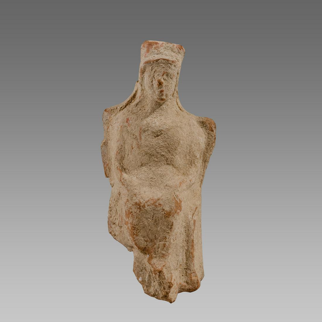 Ancient Greek Hollow Terracotta Female Figure c.3rd (1 of 3)