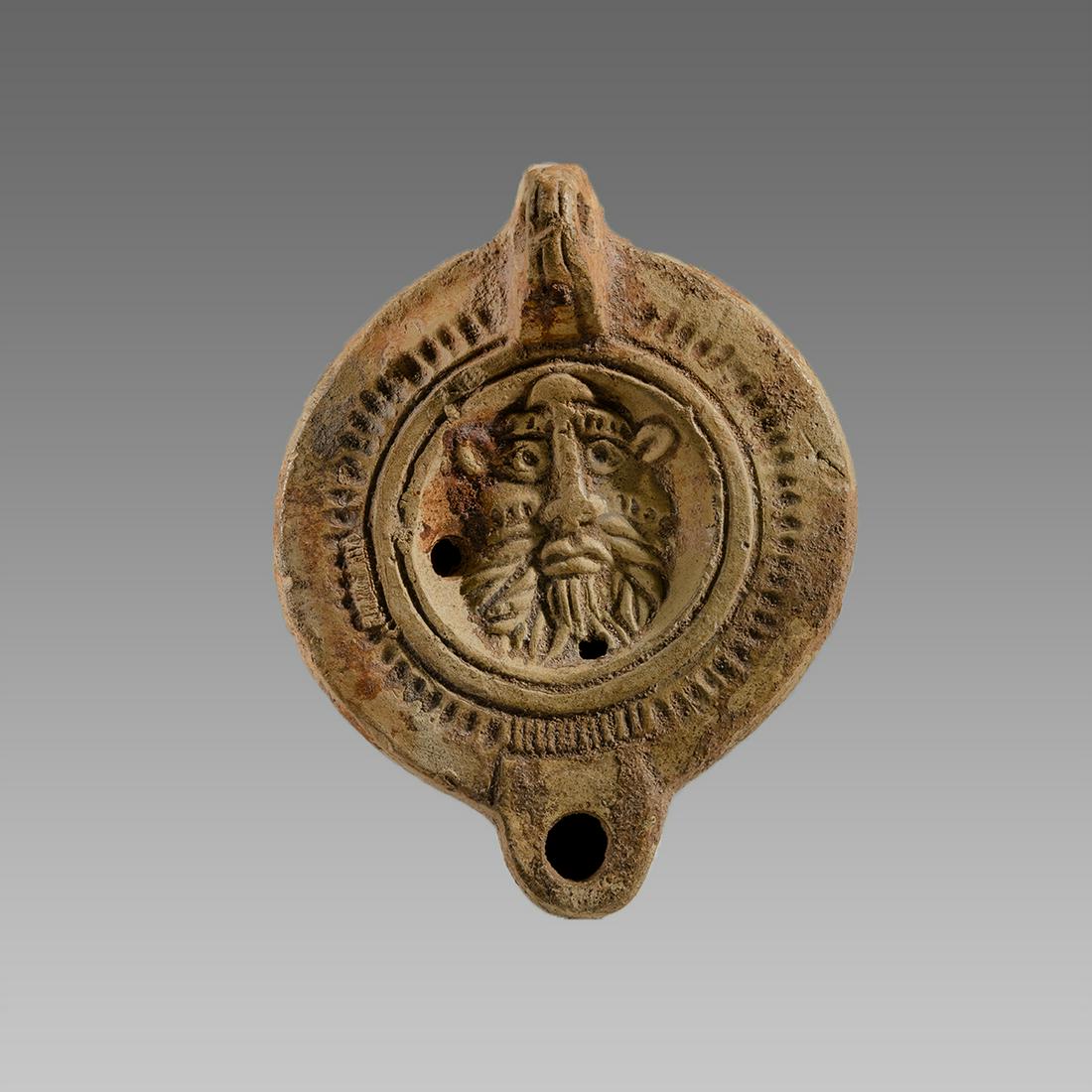 Ancient Roman North Africa Terracotta Oil Lamp c.2nd (1 of 2)