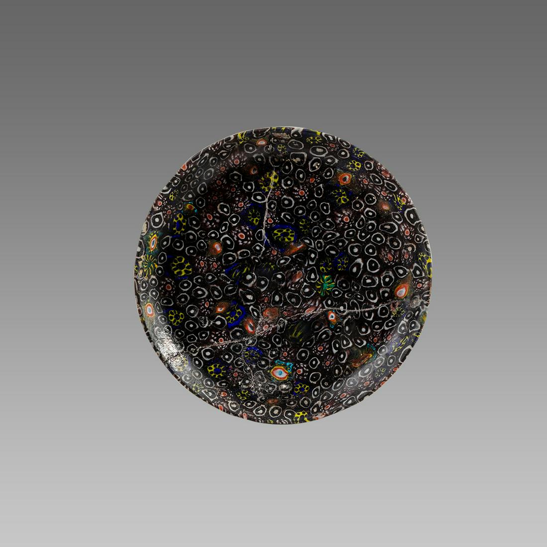 Roman Style Mosaic millefiori glass bowl. (1 of 4)