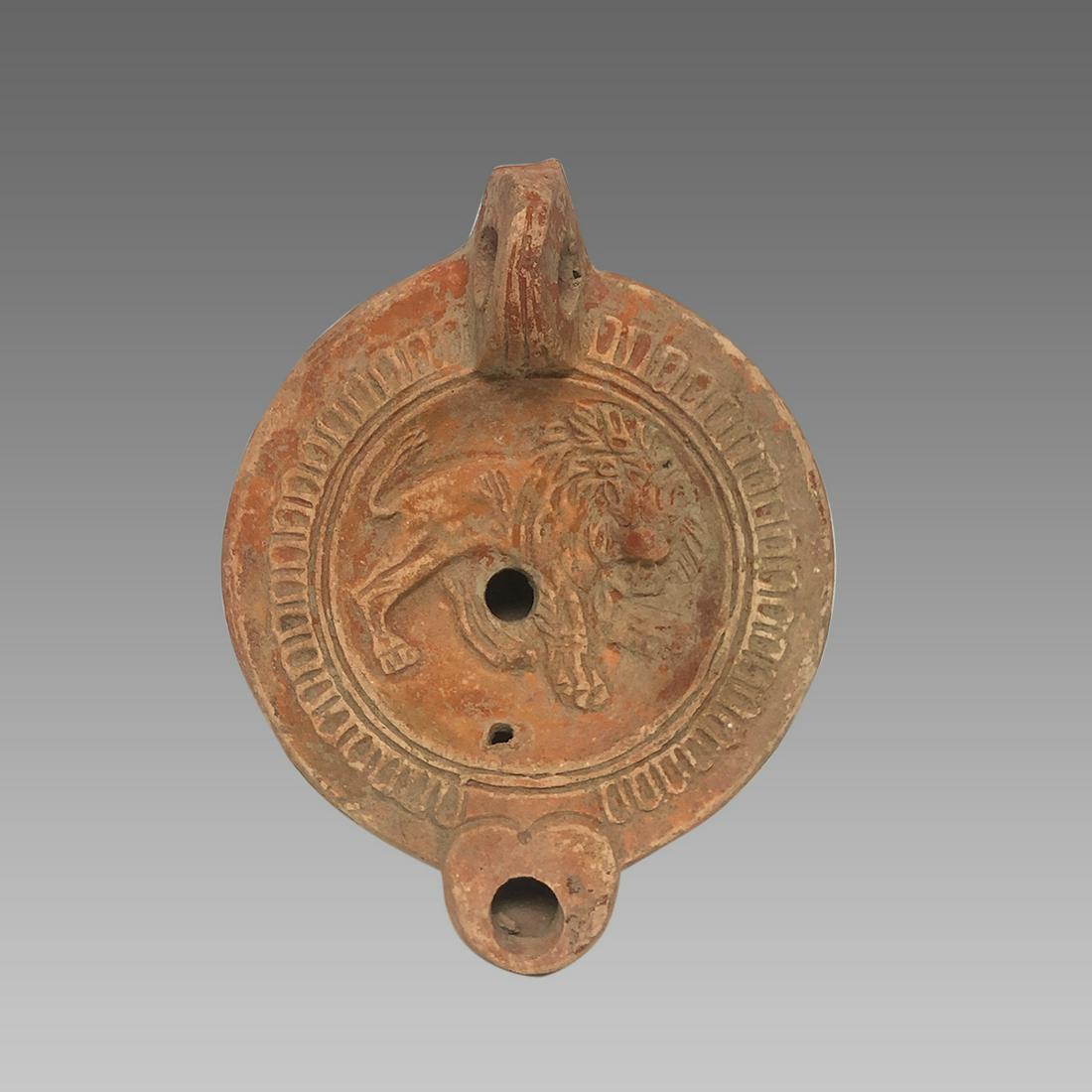 Ancient Roman North Africa Terracotta Oil Lamp c.2nd (1 of 3)