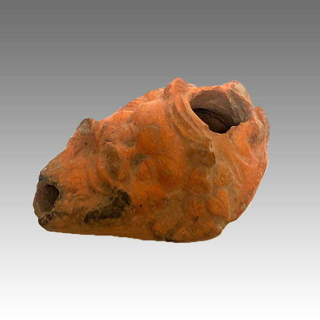 Ancient Hellenistic Terracotta Oil Lamp with Bird c.2nd (1 of 3)