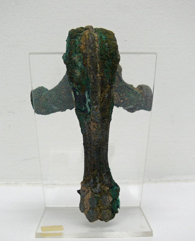 Ancient Roman Bronze Hydria Handle Shipwreck c.1st (1 of 3)