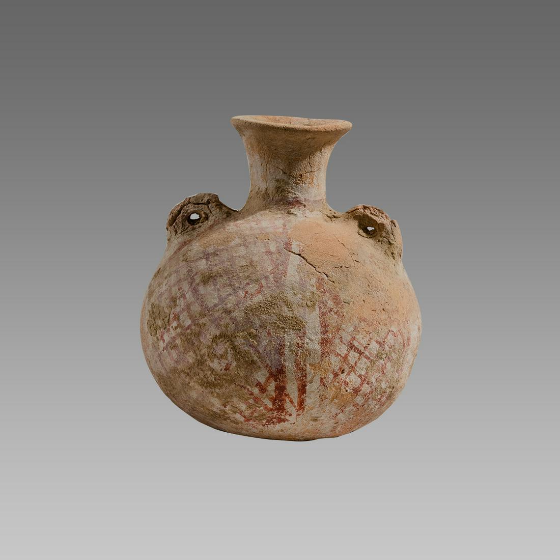 Ancient Holy land Iron Age Terracotta Vessel c.1400 BC. (1 of 3)