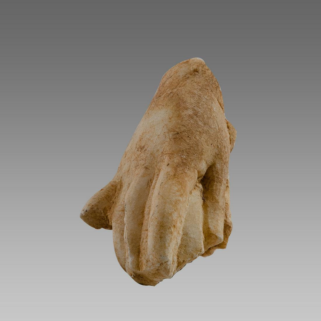 Ancient Roman Marble Hand c.1st-2nd century AD. (1 of 4)