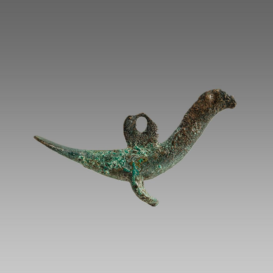 Ancient Islamic Bronze Bird Amulet c.10th century AD. (1 of 2)