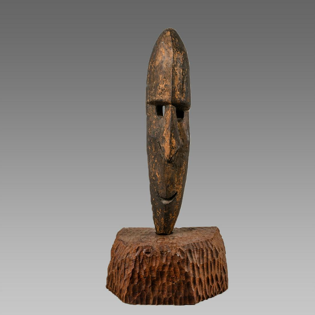 Oceanic Wooden Mask with Base. (1 of 3)