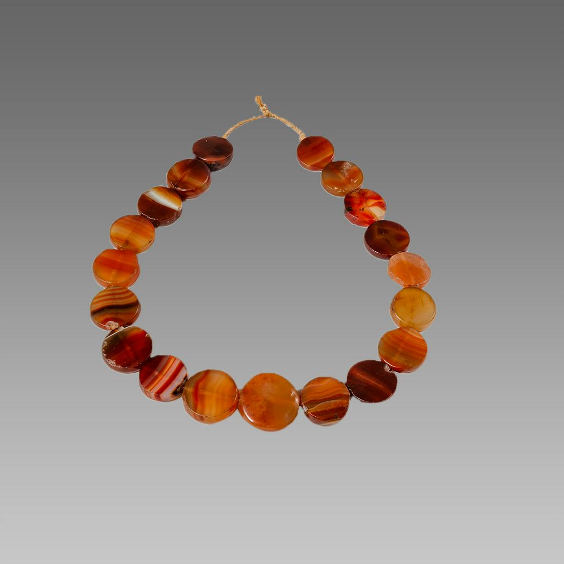 Indian Agate Beads Necklace. (1 of 1)