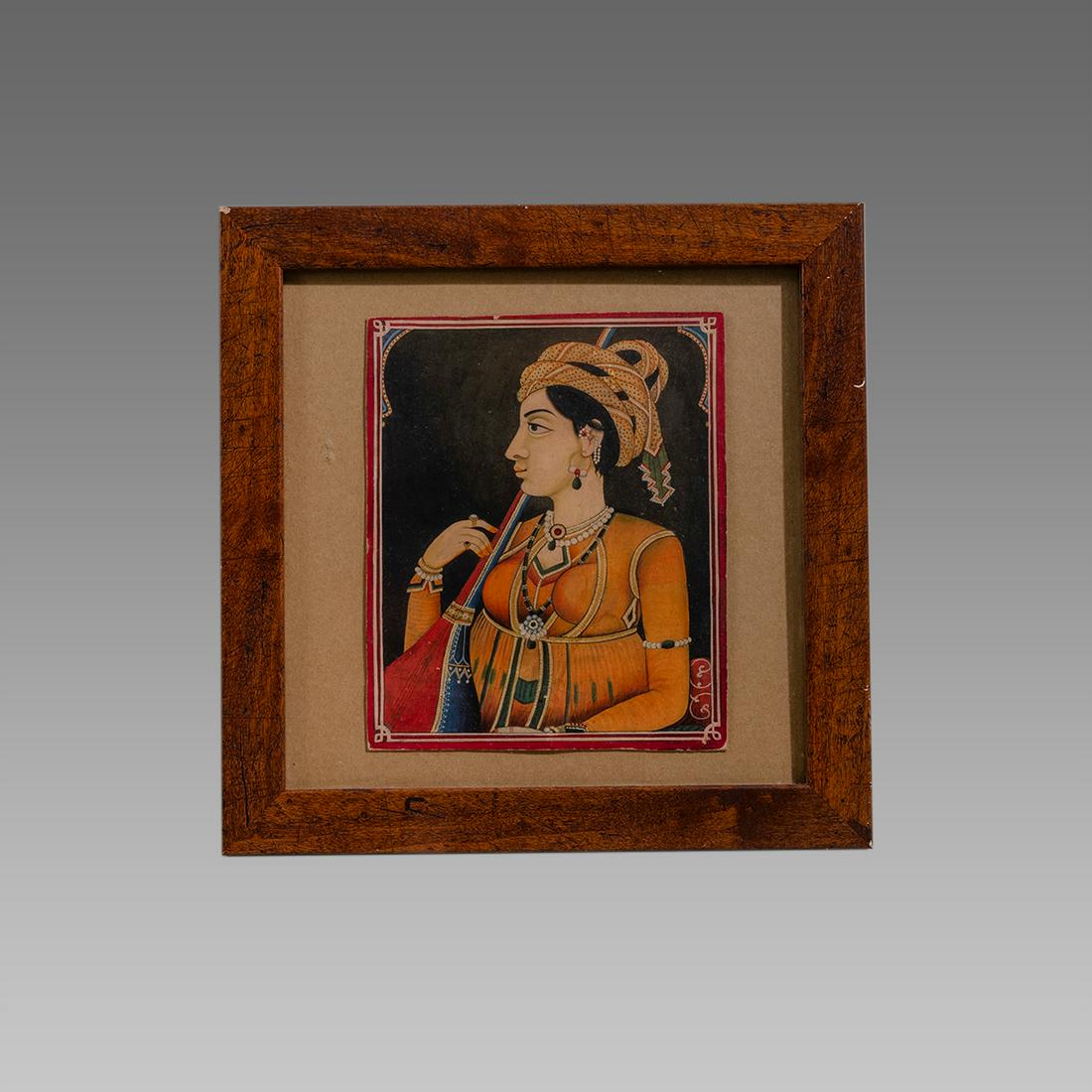 Antique Indian Miniature Painting. (1 of 1)