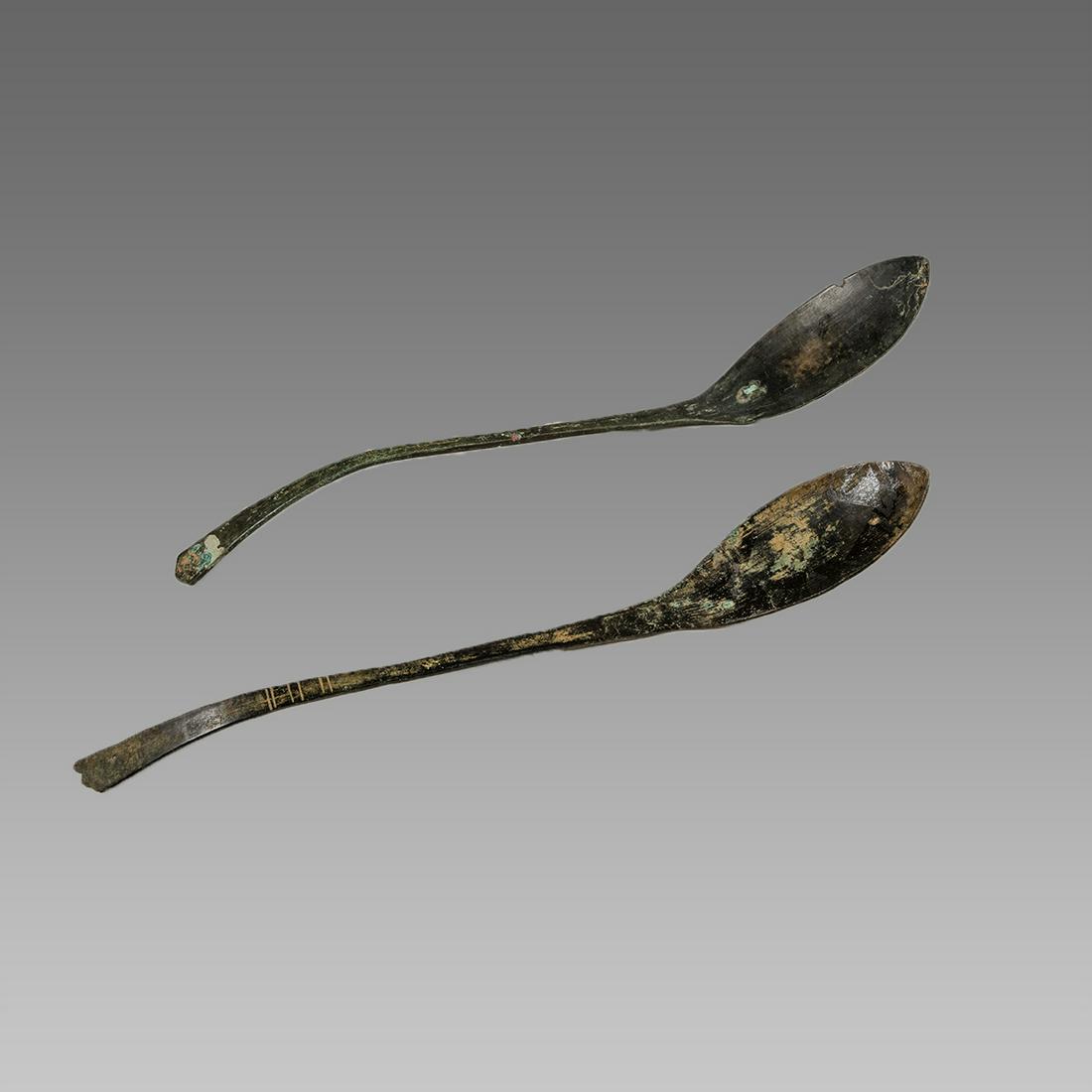 Middle Eastern, Islamic Copper Spoons. (1 of 1)